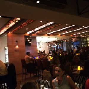 The interior of Red O SaMo is casual and relaxed. 