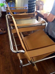 The Wassily chairs. Whoot! What a score!