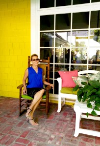 I wish I had dressed in honor of the former Miss America. Although I was over dressed as it was....