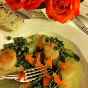 Nothing like a home cooked meal straight from the kitchen of The Balboa Bay Beach Club. Ha ha. Why does food always taste best when you don't cook it yourself?