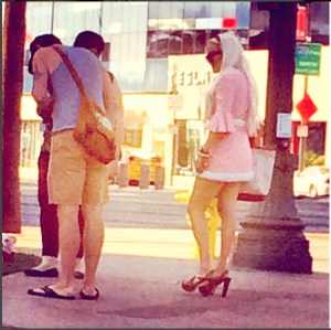 Why not? This girl is reinventing herself. LA is for all types.