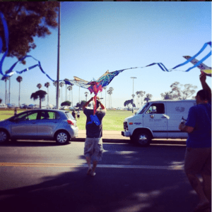 Flying a kite has to count! Its another zen activity that could actually be considered exercise.