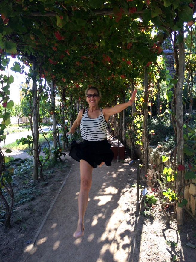 In theme of this post, Danielle does not love these ballet flats but I wear them anyways- because they are totally me! Shirt: Joie Skirt: ALC Shoes: Chloe Bag: Chloe
