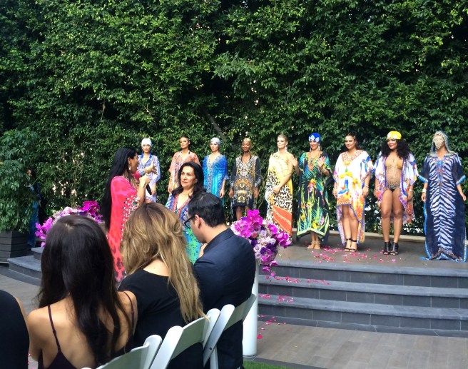 I just loved the colors of the Kaftans, and how well the fabric flowed. They look so luxurious. I can imagine someone wearing one in Santorini. I told that to Asa's mother who exclaimed 